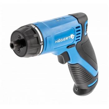 Atornillador a batería Hogert Technik HT2E212, peso 0.57 kg, incluye batería