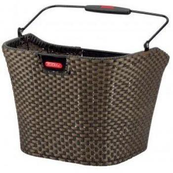 Cesta p.la RD Klickfix bronce trenzada, s.adaptador, 16 litros