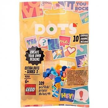 LEGO 41916 DOTS Extra DOTS - Series 2 DIY Tiles Beads Set with 10 Surprise Charms, Arts and Crafts for Kids
