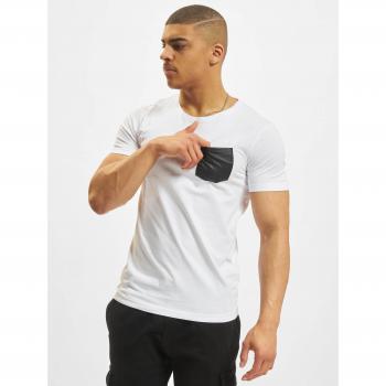 Urban Classics Men's Synthetic Leather Pocket T-Shirt