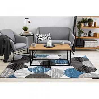 Alfombra Alter Geo Conchas Azul 120x170 cm