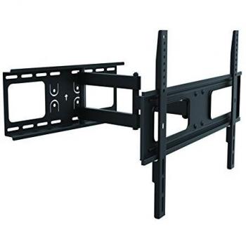 LogiLink BP0028 TV Wall Mount 37-70, Tilt and Swivel, Max Load 50 kg, Black