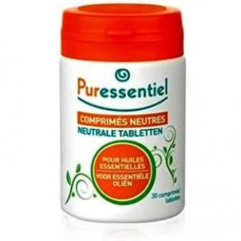 Puressentiel - Bases Esenciales - Comprimidos neutros enriquecidos con acerola para aceites esenciales - 30 comprimidos