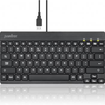 Teclado Compacto USB Retroiluminado Tenkeyless Membrana PERIBOARD-326US