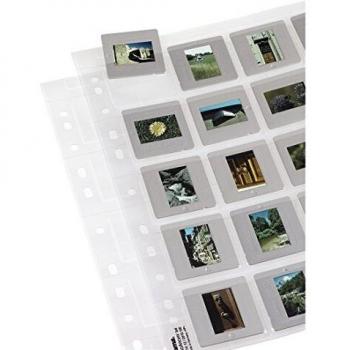 Hama Fundas Transparentes para 20 Diapositivas de 5x5 cm, Paquete de 12 Piezas