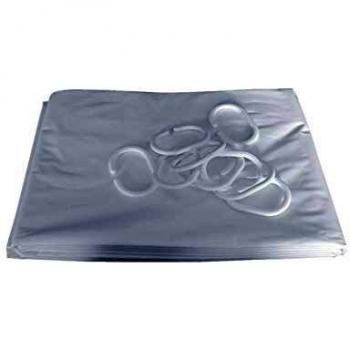 Cortina de Ducha PVC Blanco 180x90 cm con 6 Anillas Plásticas y Emplomada