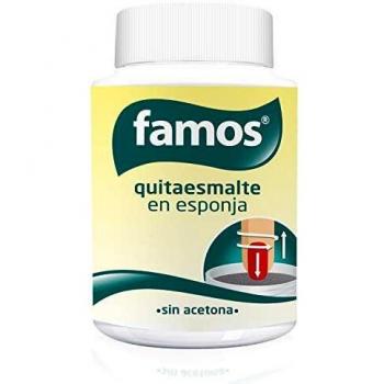 Famos Quitaesmalte Instant Con Esponja, Neutro, 75 Mililitro