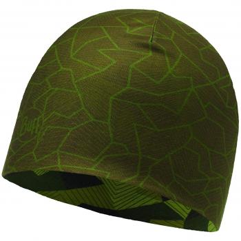 Buff Block Camo Microfibra Gorro Reversible, Unisex Adulto, Verde, Talla Única