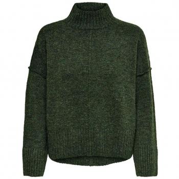 Onlbabylou L-S High Neck Pullo - S, Hunter Green
