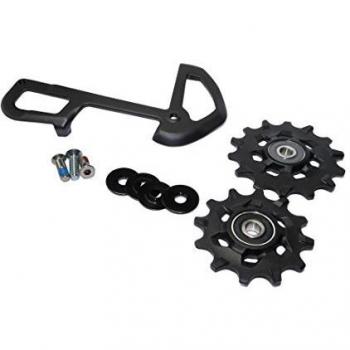 SRAM Spare Rear Derailleur Pulley and Inner Cage Ex1 8 Speed Servicio y Pieza de Repuesto, Unisex, Negro, Talla única