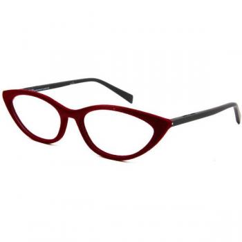 Italia Independent II 5569V 057.000 Men's Eyeglasses Black Size 52 - Blue Light Block Available