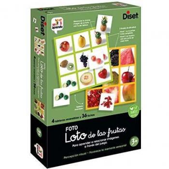 Diset - Loto Photo, Juego educativo de asociación de imágenes para niños a partir de 3 años