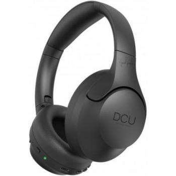Auriculares DCU True Immersive ANC Bluetooth con Cancelación de Ruido Negro