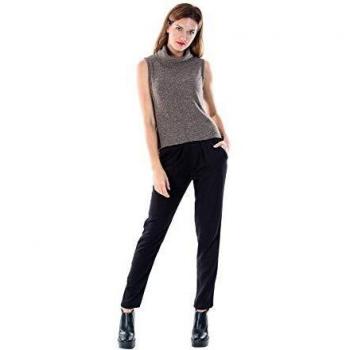 ZERGATIK - Chaleco BAJO Irregular 'MUD' Mujer Color: Marron Talla: XS