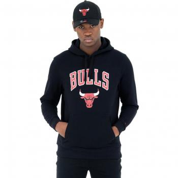 Sudadera New Era NBA Regular Chicago Bulls Negro Hombre