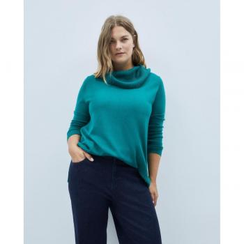 Jersey de punto con cuello alto mujer Couchel
