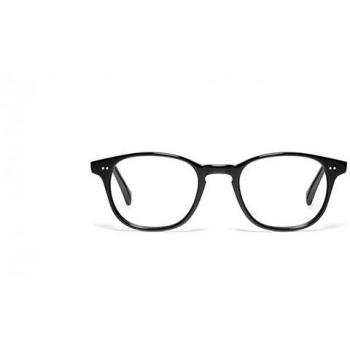 L.G.R Fez-V 01 Gafas Recetadas para Hombre Negras con armazones negros y lentes recetados de 49 mm