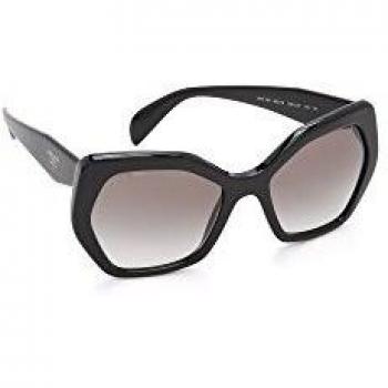 Prada Women's 0Pr16Rs 1Ab0A7 56 Sunglasses, Black/Gradient