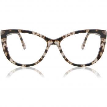 Gafas Cat Eye Armazón Completo de Plástico Tortoiseshell con Lentes Recetadas para Mujer - Gafas Anti-Azules - SmartBuy Collection
