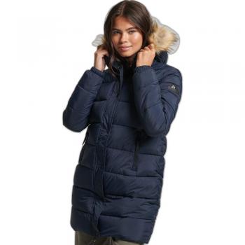 Chaqueta Vintage con Capucha Superdry Capa Intermedia Eclipse Marina XS