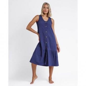 Vestido Largo Palomita Blanco para Mujer