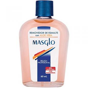 Removedor de Esmalte Masglo con Aloe Vera 60mL - Sin Acetona y Fragancia