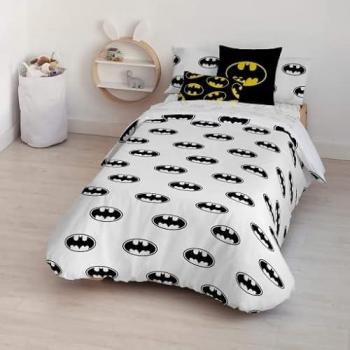 Funda Nórdica Batman Basic 180 x 240 cm, 100% algodón, multicolor, con botones, modelo de calidad para cama de 105