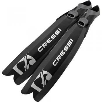 Aletas de Buceo Cressi Gara Turbo Boost Unisex, Color Negro, Talla 40/41