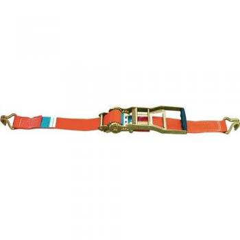 Correa de Amarre Dolezych DIN EN 12195-2 L.10m An.50mm con Mango de Palanca Largo y Punta Aguda LC U 5000 daN