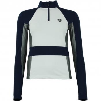 Peak Mountain Women's 1st Skin Long Sleeve Zip T-Shirt