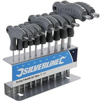Silverline 328015 Destornilladores TRX con Mango en T