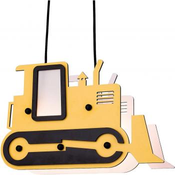 Colgante Bulldozer Multicolor 2 bombillas 22,5cm - Lámpara de techo infantil con 2 luces E14