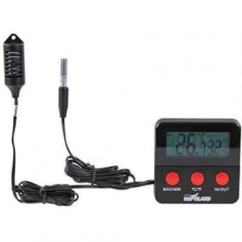 Trixie Digital Thermo/Hygrometer with Remote Sensor - for precise monitoring of the temperature and air hum
