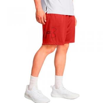 Under Armour Men's Tech Graphic Shorts - Red / Earthen Orange, Regular Fit, Multi-Sport Polyester 2024