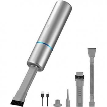 Brigii Aspiradora de Mano 3 en 1, Aspiradora inalámbrica，Aspirador de Mano y Limpiador de Aire y Bomba de Mano, Mini Aspirador, Limpiador de Teclado, Aspirador de Coche, USB-C Recargable-M2
