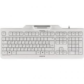 Teclado USB QWERTY Inglés de EE UU CHERRY KC 1000 SC Gris