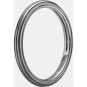 Pandora ME Gunmetal Ring - Ruthenium Line