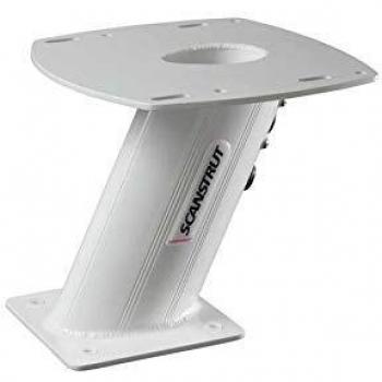Scanstrut APT-250-01 10 Inch Aluminum PowerTower for 2KW/4KW Raymarine, Garmin & Navico 3G/4G Radomes with 25 Degree Support Angle