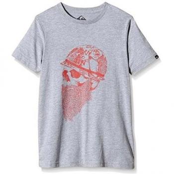 Quiksilver Born To Surf B Tees SGRH - Camiseta para niño, color gris, talla M/12