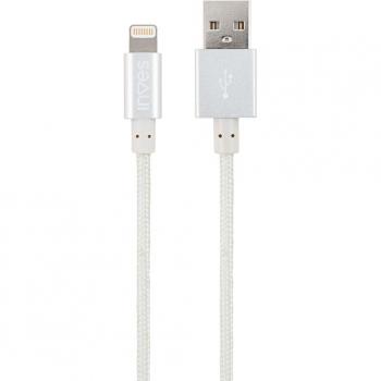 Cable Inves B1 Silver de conector lightning a USB de 1 metro