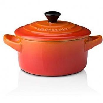 Le Creuset Mini cocotte, Redonda, 200 ml, 10 x 5 cm, Cerámica de gres, Volcánico