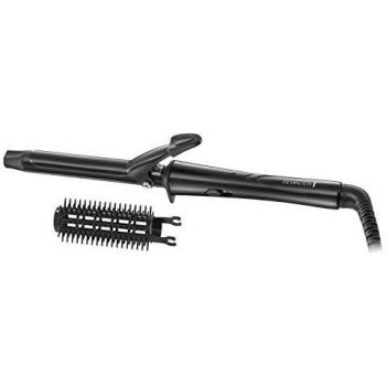 Remington Ceramic Tong CI1019 - Rizador de pelo, Pinza de 19 mm, Cerámica, Accesorio Cepillo, Punta Fría, Negro