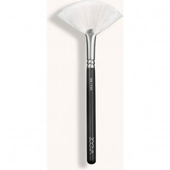 ZOEVA - 129 Fan Brush - Brocha Abanico Vegana para Polvos y Highlighter, 1 pieza