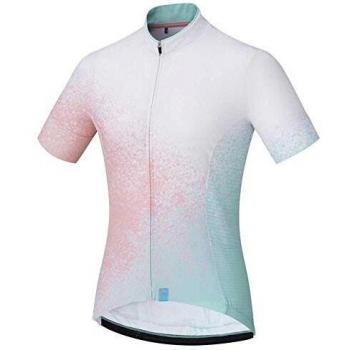 SHIMANO Maillot M/C SH W Sumire Bla W.XL Camiseta, Mujer, Blanco, XL