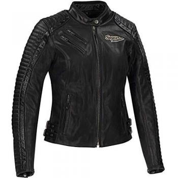 Segura Chaqueta moto LADY JOYCE Negro, Negro, 40