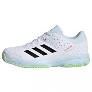 Zapatillas de balonmano para niños adidas Court Stabil blancas