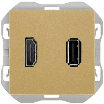 Conector HDMI + USB Tipo A - SIMON 20000095-095