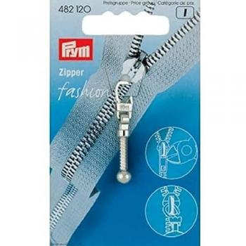 Prym Cremallera, Metal, Plata, 9.3 x 5.7 x 0.5 cm