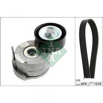 Kit de correas poli V INA 529 0222 10 para FORD KUGA 2 y S-Max Mk1, incluye juego completo de correas de accesorio