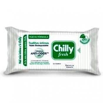 Chilly Pocket - Toallitas Gel, Íntimas Aptas Para Uso Diario, Fórmula Fresca, Es, 12 Unidad